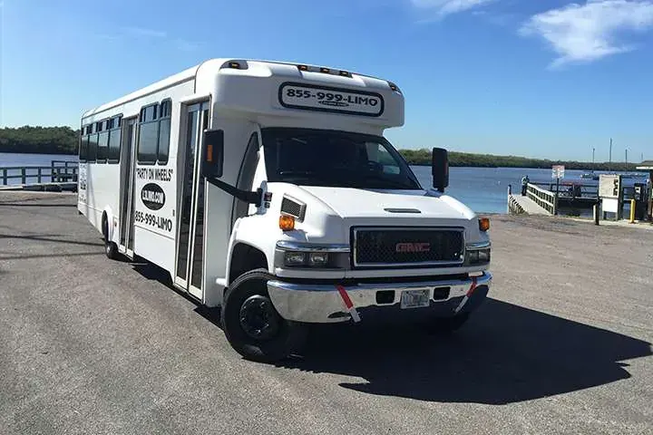 The Ambassador party bus, exterior