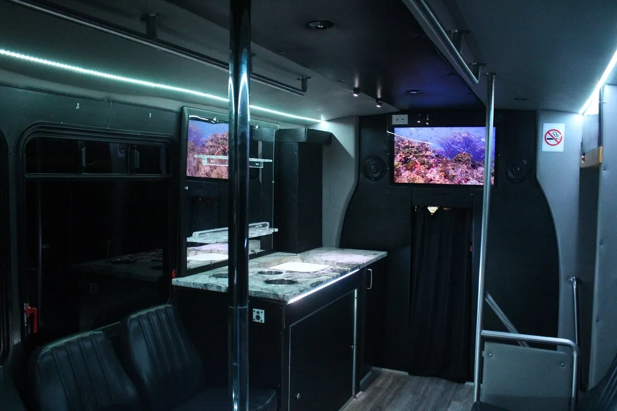 The Benz party bus — photo 5
