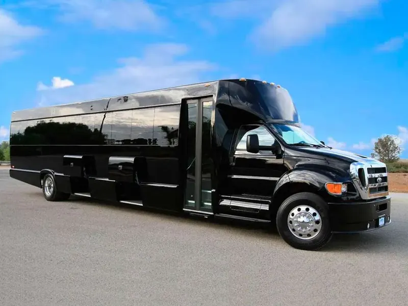 The Royale party bus, exterior