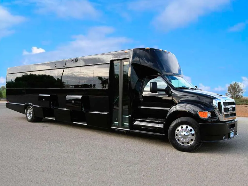 The Royale party bus, exterior